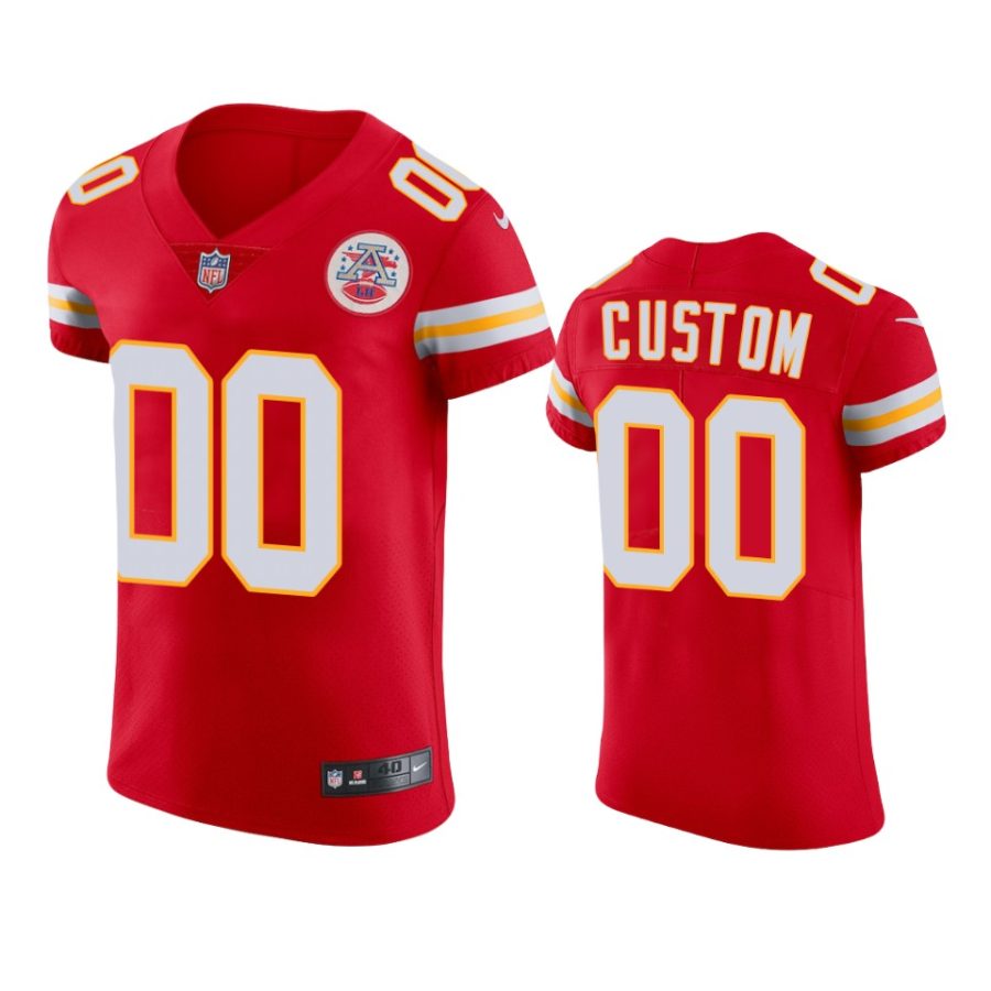 chiefs custom red vapor elite jersey