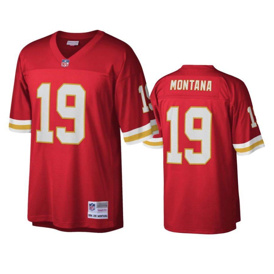 chiefs joe montana red 1994 legacy replica jersey