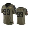 chiefs khalen saunders olive limited 2021 salute to service jersey