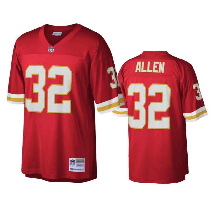 chiefs marcus allen red 1994 legacy replica jersey