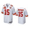 chiefs patrick mahomes white 2x super bowl champions patch game jersey