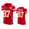 chiefs travis kelce red vapor elite jersey