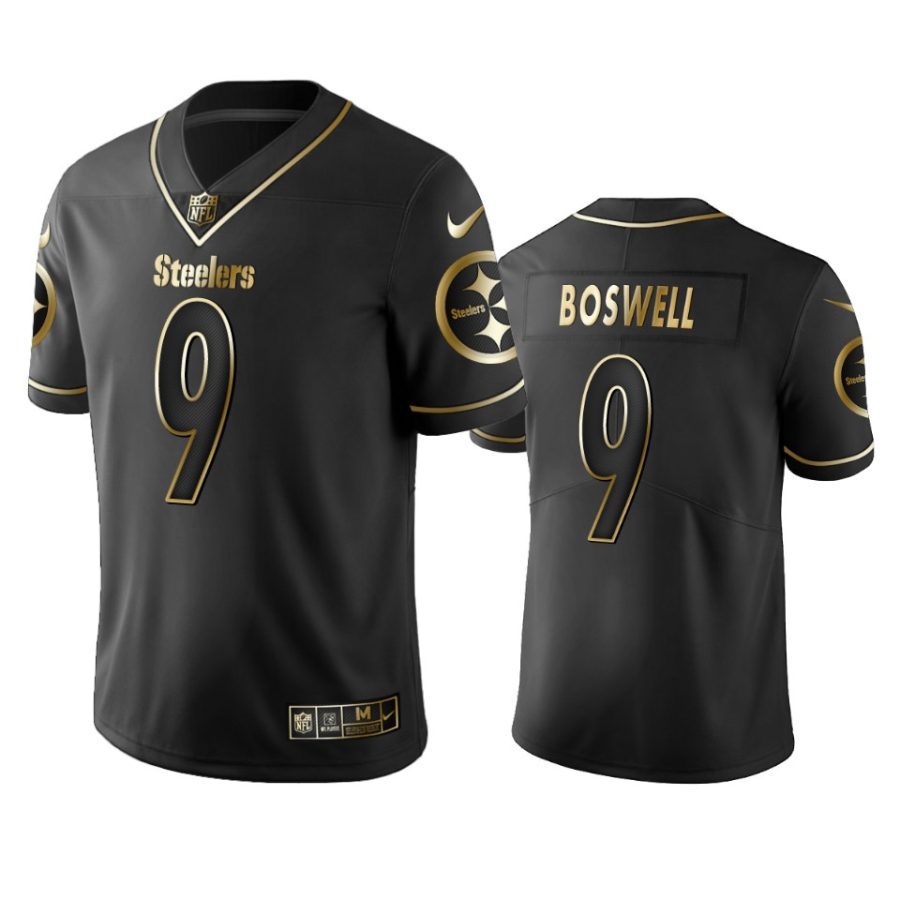 chris boswell steelers black golden edition jersey