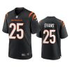 chris evans bengals black game jersey