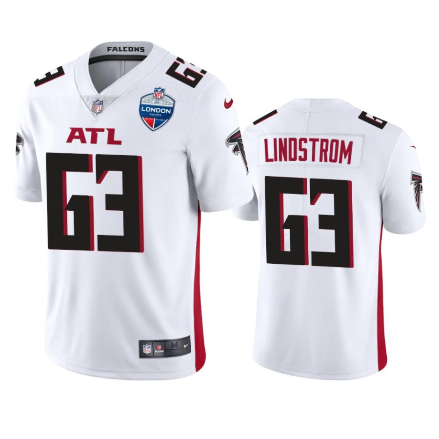 chris lindstrom falcons white vapor jersey