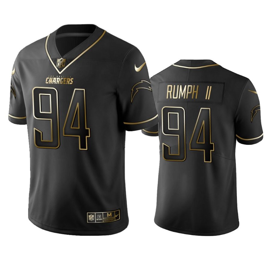 chris rumph ii chargers black golden edition jersey
