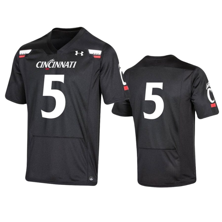 cincinnati bearcats 5 black replica jersey