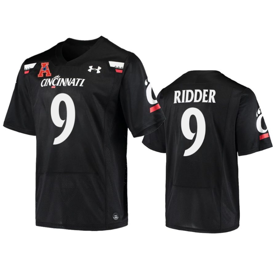 cincinnati bearcats desmond ridder black alumni college football jersey