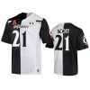 cincinnati bearcats tyler scott black white split edition jersey