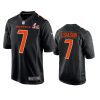 cincinnati bengals boomer esiason black super bowl 56 game fashion jersey