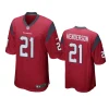 cj henderson texans red game jersey