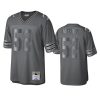 clay matthews packers charcoal throwback metal legacy jersey