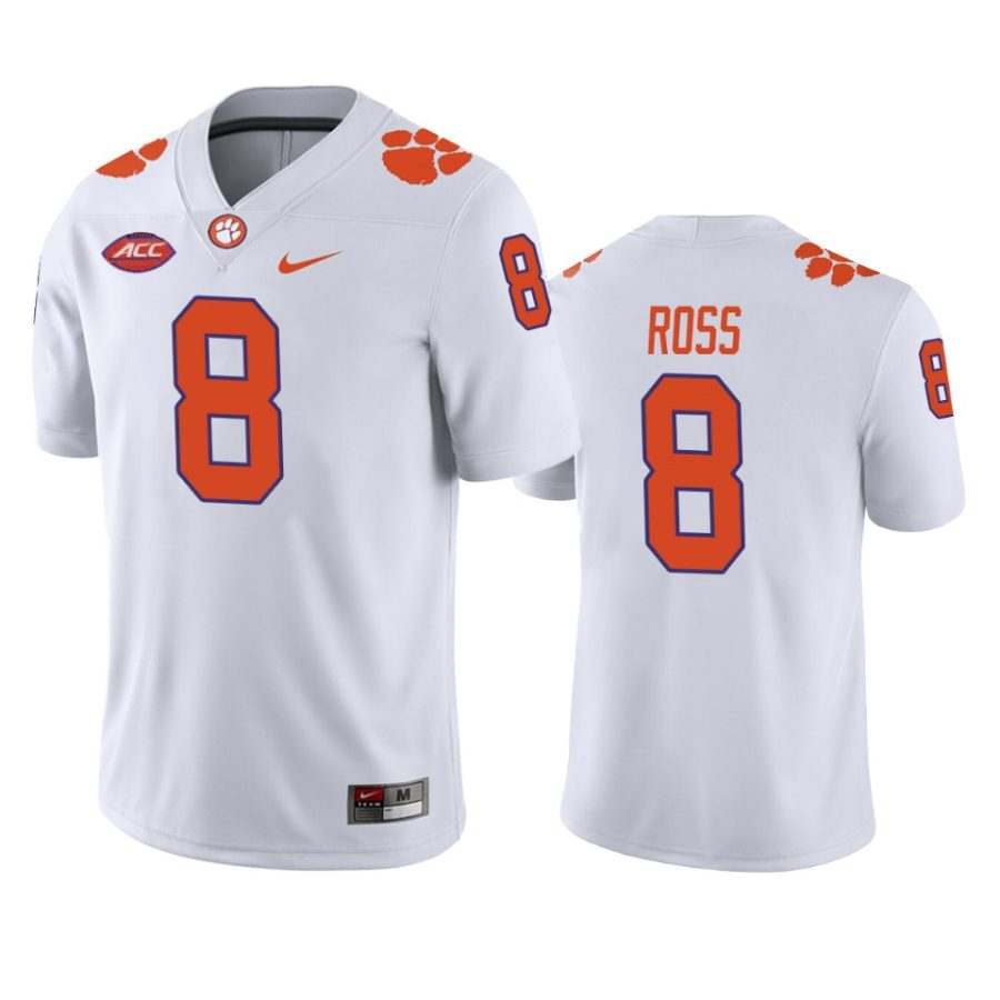 clemson tigers justyn ross white away game jersey