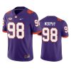 clemson tigers myles murphy purple game jersey