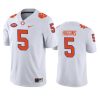 clemson tigers tee higgins white away game jersey