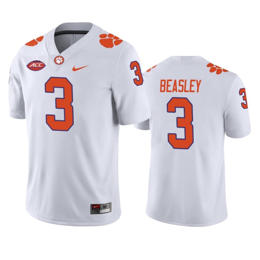 clemson tigers vic beasley white away jersey