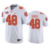 clemson tigers will spiers white away game jersey