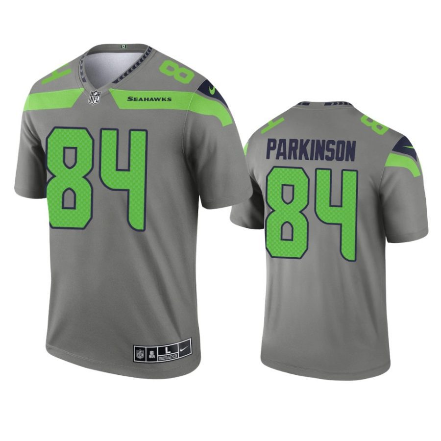 colby parkinson seahawks 2021 inverted legend steel jersey