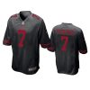 colin kaepernick 49ers black game jersey