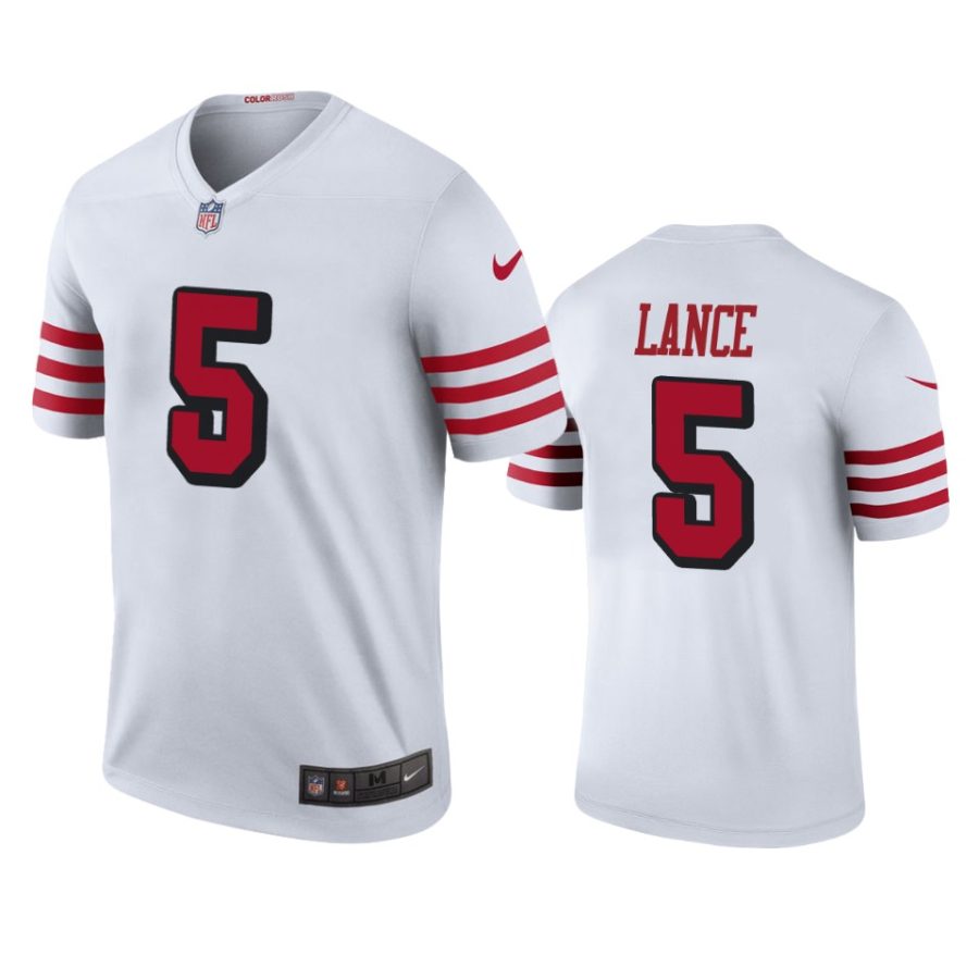 color rush legend 49ers trey lance white jersey