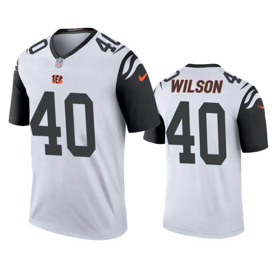 color rush legend bengals brandon wilson white jersey