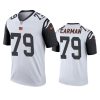 color rush legend bengals jackson carman white jersey