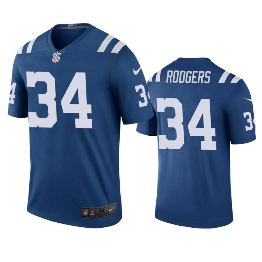 color rush legend colts isaiah rodgers royal jersey