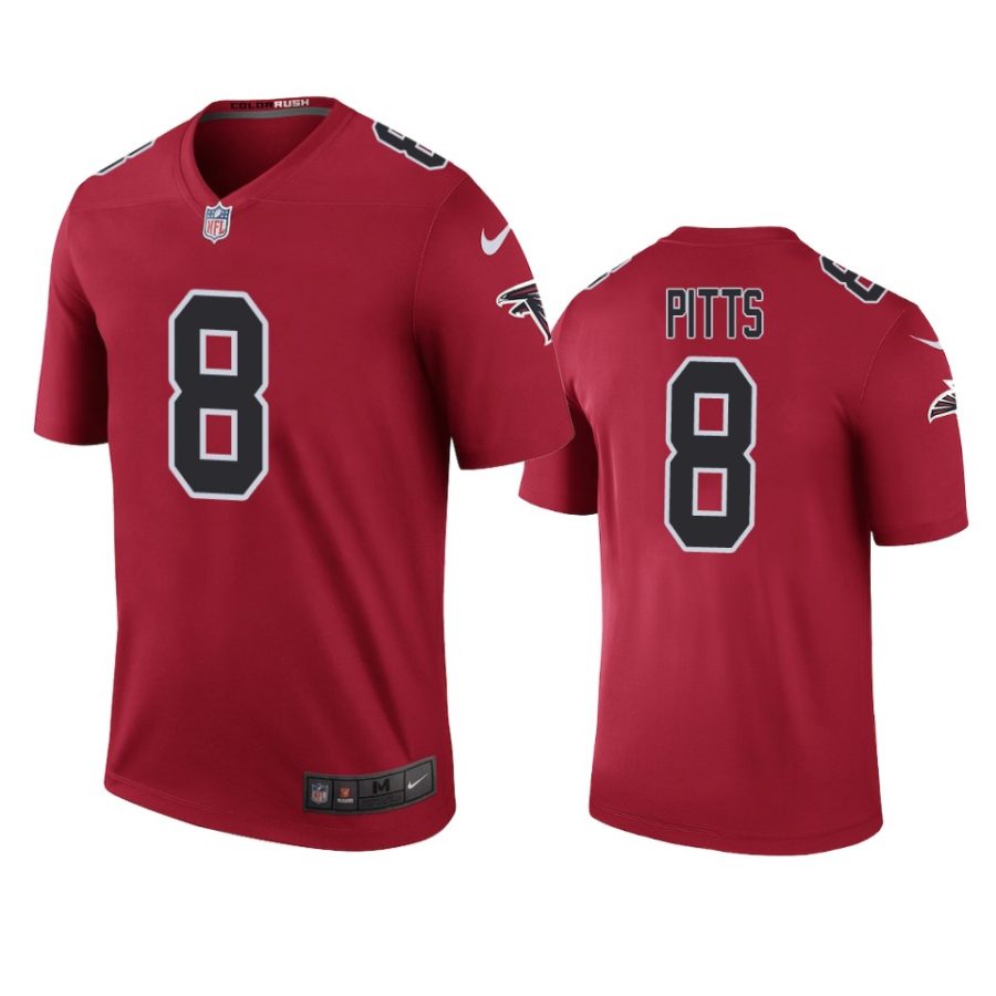 color rush legend falcons kyle pitts red jersey 0a