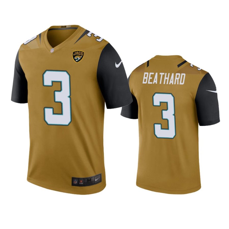 color rush legend jaguars c.j. beathard bold gold jersey