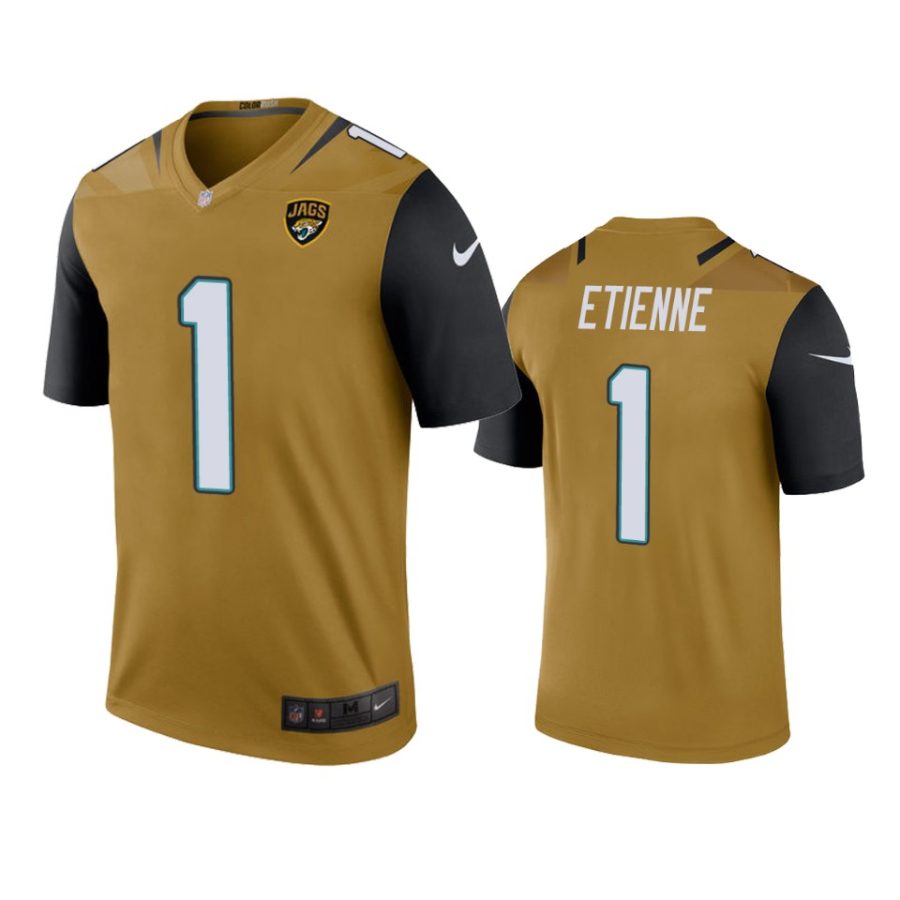 color rush legend jaguars travis etienne bold gold jersey