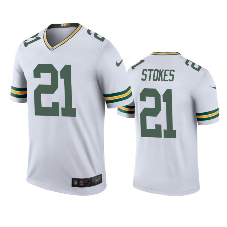 color rush legend packers eric stokes white jersey