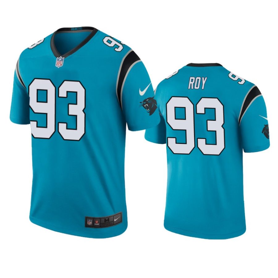 color rush legend panthers bravvion roy blue jersey