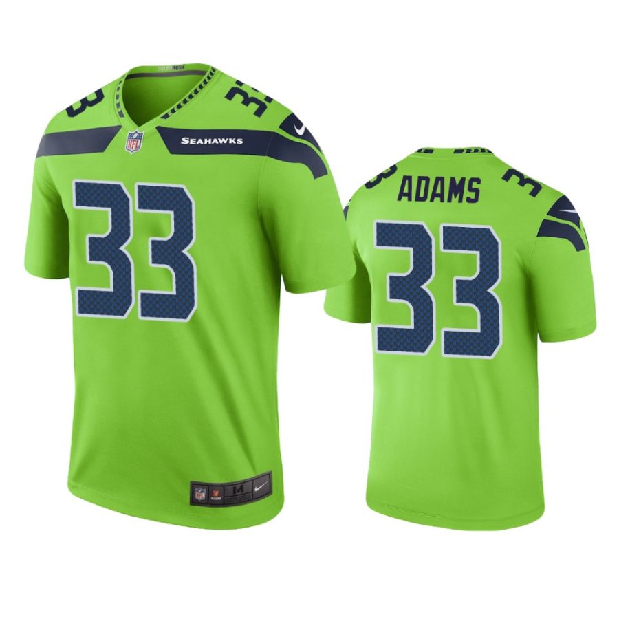 color rush legend seahawks jamal adams green jersey