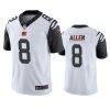 color rush limited brandon allen bengals white jersey