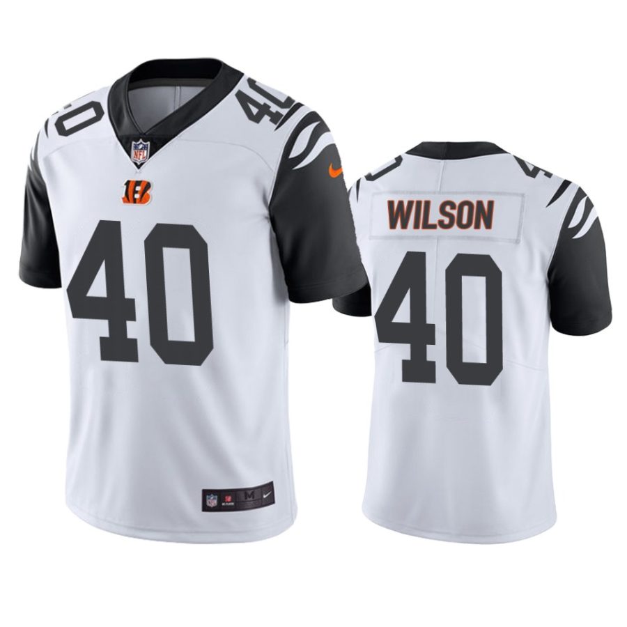 color rush limited brandon wilson bengals white jersey