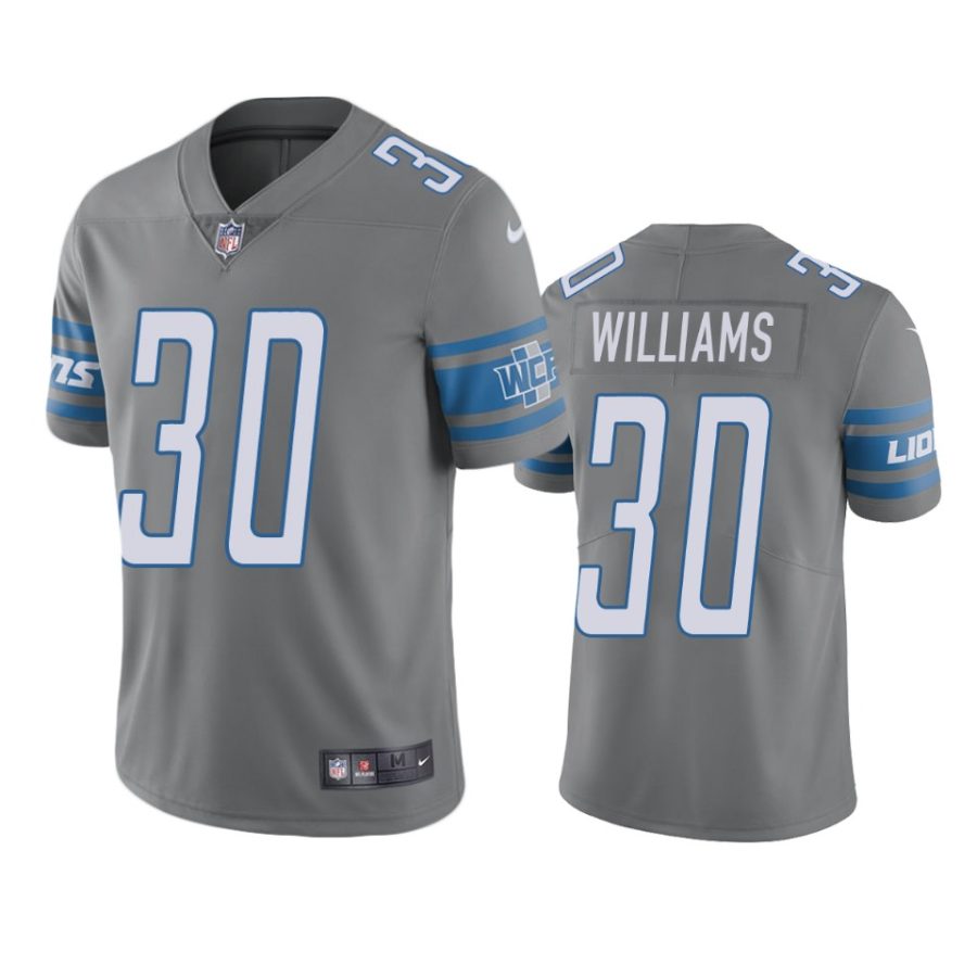 color rush limited jamaal williams lions steel jersey