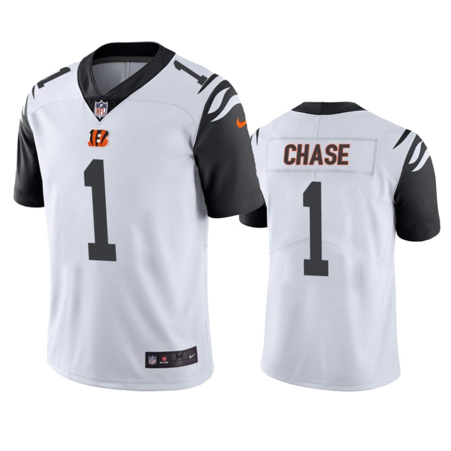 color rush limited jamarr chase bengals white jersey