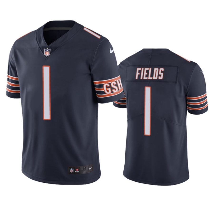 color rush limited justin fields bears navy jersey