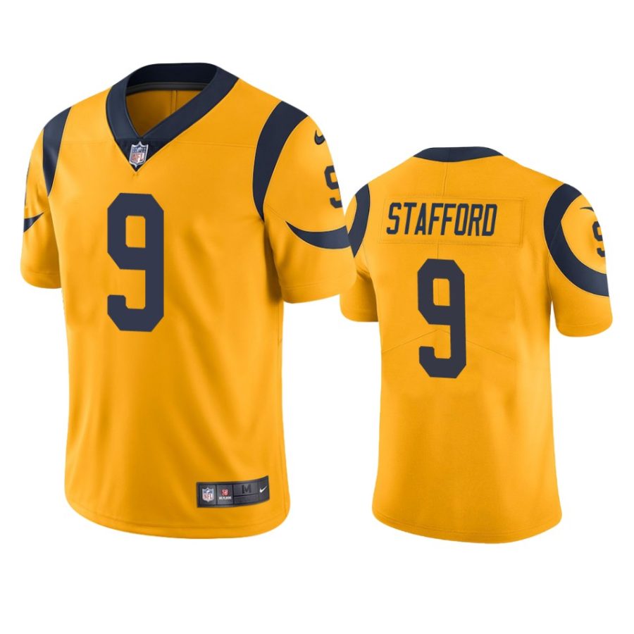 color rush limited matthew stafford rams gold jersey