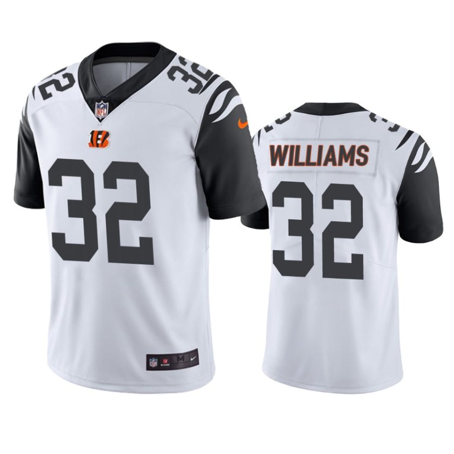 color rush limited trayveon williams bengals white jersey