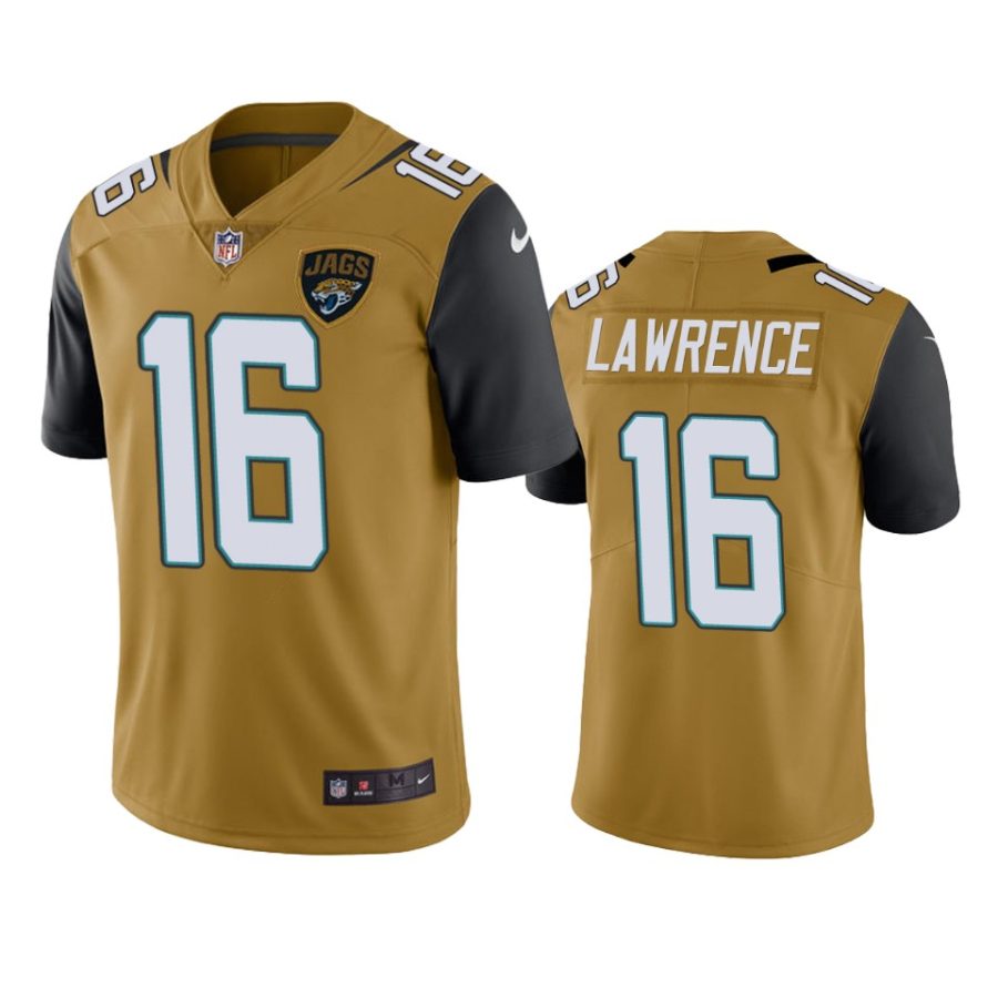 color rush limited trevor lawrence jaguars gold jersey