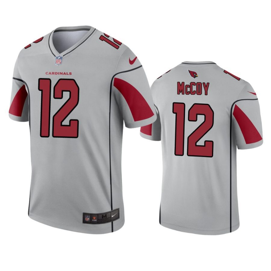 colt mccoy cardinals inverted legend silver jersey