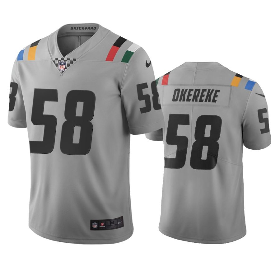 colts bobby okereke gray city edition jersey