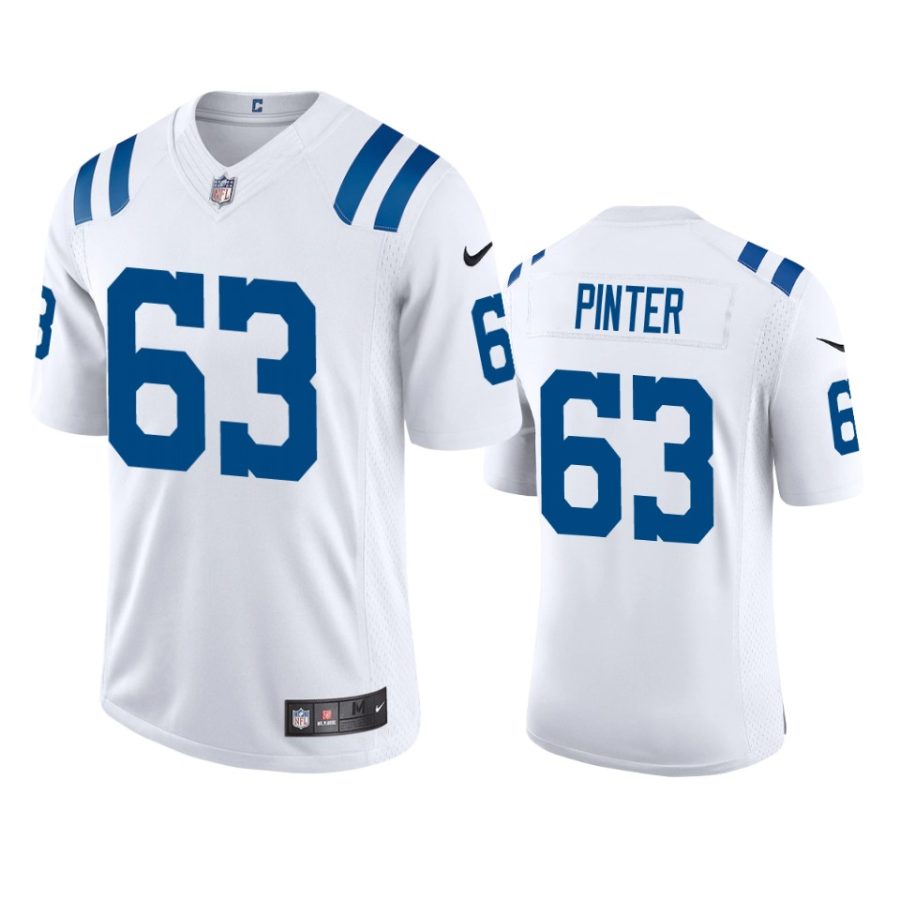 colts danny pinter white vapor untouchable limited jersey