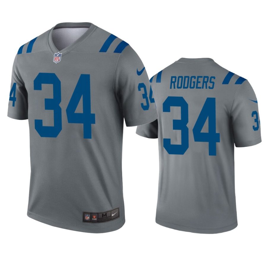 colts isaiah rodgers gray inverted legend jersey