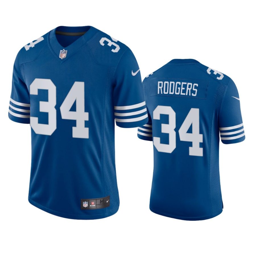 colts isaiah rodgers royal vapor jersey