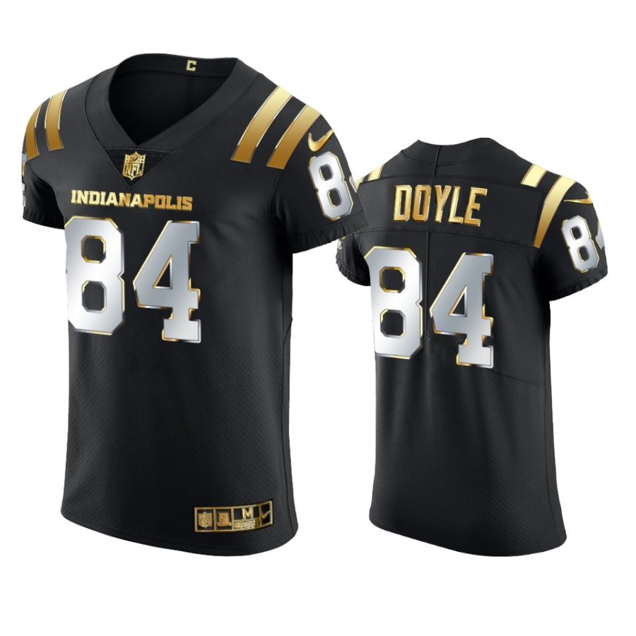 colts jack doyle black golden edition elite jersey