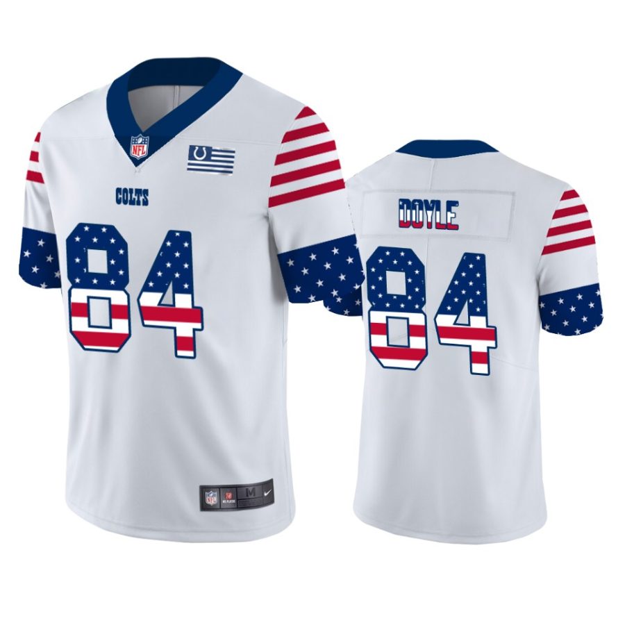 colts jack doyle white independence day vapor jersey 0a