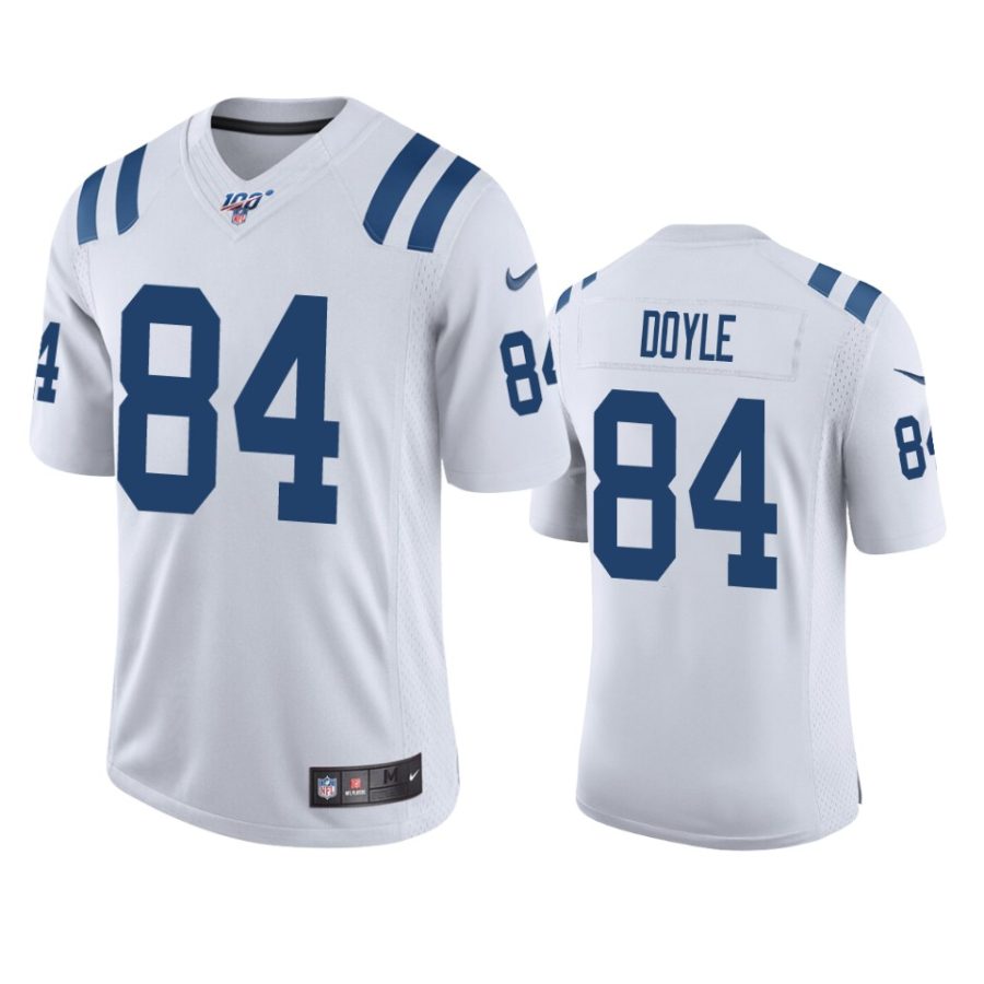 colts jack doyle white limited 100th season jersey