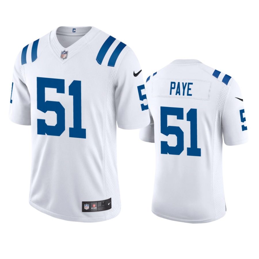 colts kwity paye white vapor limited jersey 0a